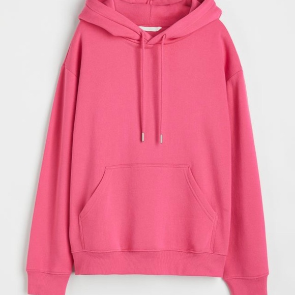 H&am Neón Pink Unisex Hoodie - Picture 5 of 6